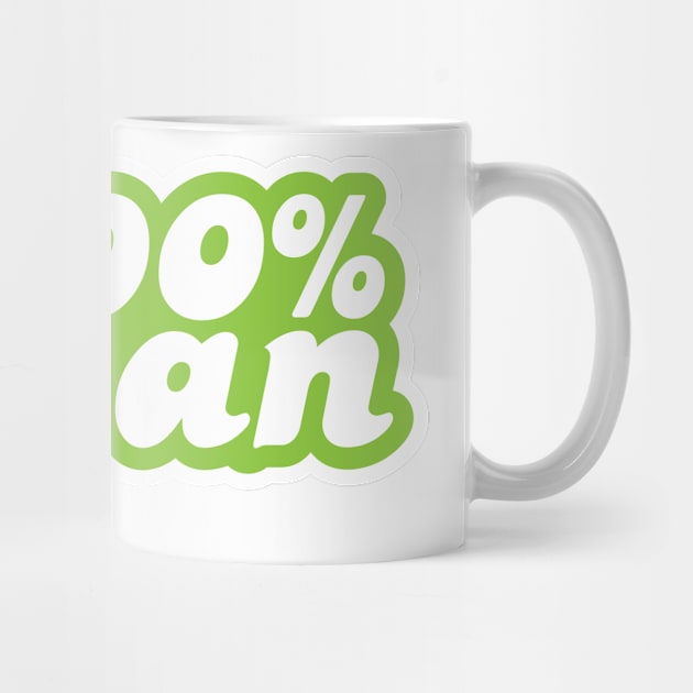 100 Percent Vegan T-Shirt by glutenfreegear